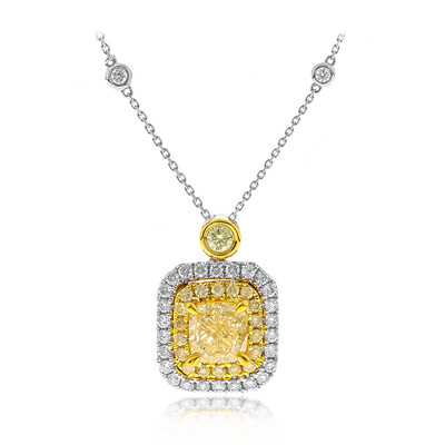 Collier en or et Diamant SI2 jaune (CIRARI)