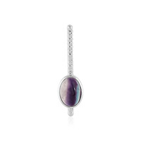 Pendentif en argent et Fluorite