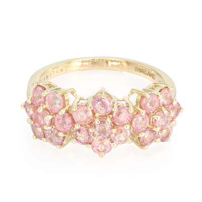 Bague en or et Saphir Padparadscha non chauffé (AMAYANI)