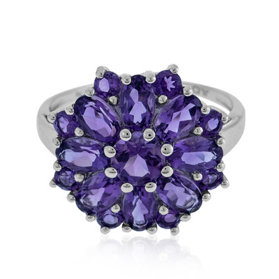 Bague en argent et Améthyste