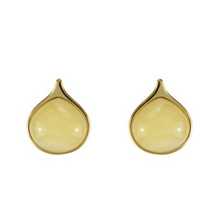 Boucles d'oreilles en argent et Ambre baltique