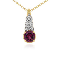 Collier en argent et Grenat de Lindi