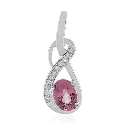 Pendentif en argent et Spinelle pourpre