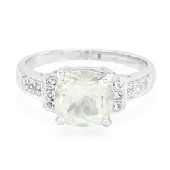 Bague en argent et Orthose