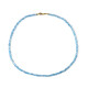 Collier en argent et Topaze bleu ciel
