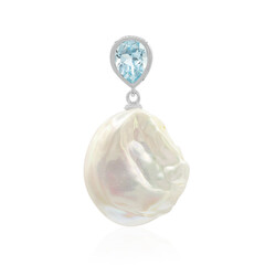 Pendentif en argent et Perle de culture d'eau douce (TPC)
