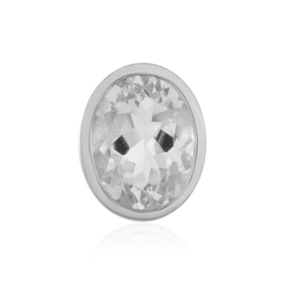 Pendentif en argent et Quartz blanc (MONOSONO COLLECTION)