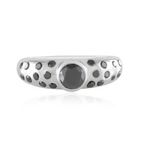 Bague en or et Diamant noir