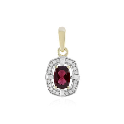 Pendentif en or et Grenat Rhodolite (Adela Gold)