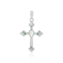 Pendentif en argent et Opale Welo