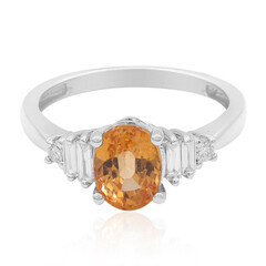 Bague en or et Grenat mandarine (CIRARI)