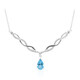 Collier en argent et Topaze bleu Suisse