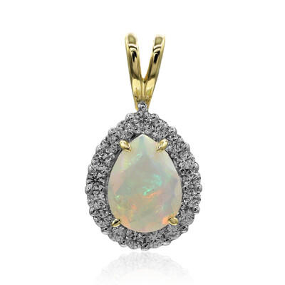 Pendentif en or et Opale Welo AAA (Adela Gold)