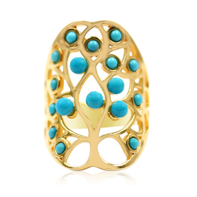 Bague en argent et Turquoise Sleeping Beauty (Anne Bever)