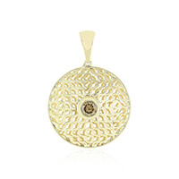 Pendentif en or et Diamant champagne I2 (Ornaments by de Melo)
