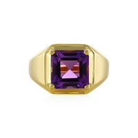 Bague en argent et Améthyste d'Uruguay
