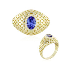 Bague en or et Tanzanite AAA (Ornaments by de Melo)