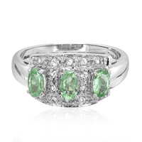 Bague en argent et Tourmaline Paraïba