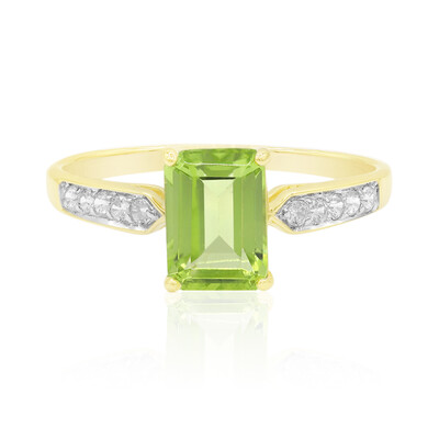 Bague en or et Péridot