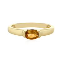 Bague en argent et Citrine Madère