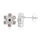 Boucles d'oreilles en argent et Diamant fantaisie