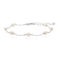 Bracelet en argent et Perle de culture d'eau douce