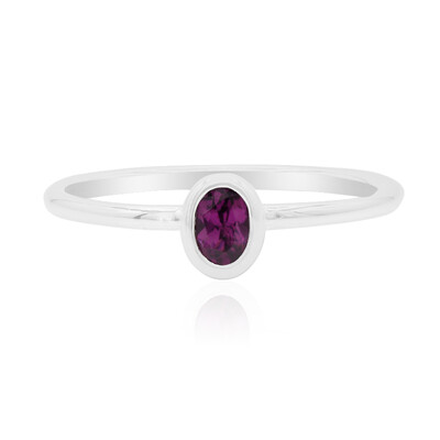 Bague en argent et Grenat Rhodolite