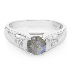 Bague en argent et Spectrolite