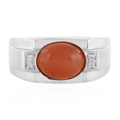 Bague en argent et Pierre de lune de Kangayam