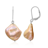 Boucles d'oreilles en argent et Perle Ming (TPC)