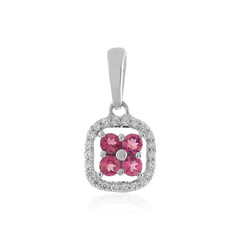 Pendentif en argent et Tourmaline rose