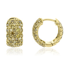 Boucles d'oreilles en or et Diamant fancy SI2 (CIRARI)
