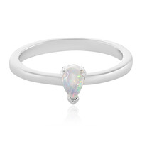 Bague en argent et Opale Welo