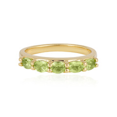 Bague en argent et Péridot