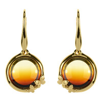 Boucles d'oreilles en argent et Ambre baltique