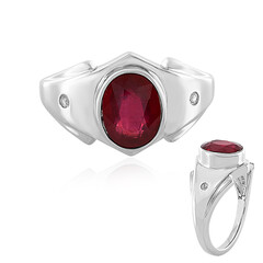 Bague en argent et Rubis de Bemainty