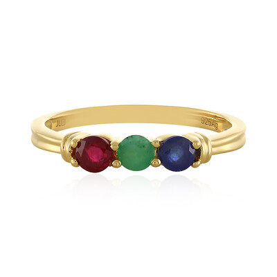 Bague en argent et Emeraude de Socoto