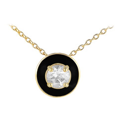 Collier en argent et Topaze blanche