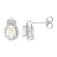 Boucles d'oreilles en argent et Topaze Rayon de Lune