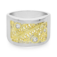 Bague en argent et Zircon