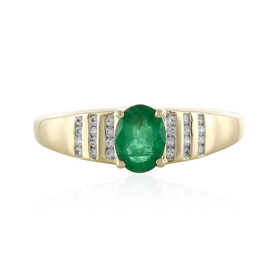 Bague en or et Emeraude de Zambie (Adela Gold)