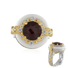 Bague en argent et Onyx blanc (Gems en Vogue)