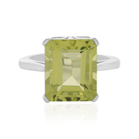 Bague en argent et Quartz citron
