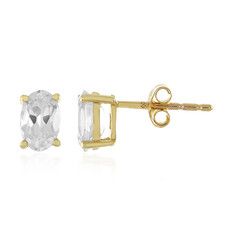 Boucles d'oreilles en or et Zircon