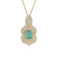 Collier en or et Emeraude de Colombie (de Melo)