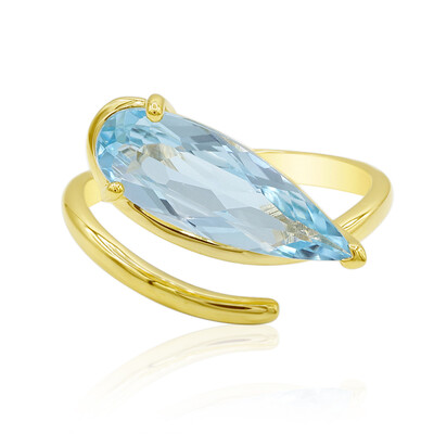 Bague en or et Topaze bleu ciel (Adela Gold)