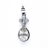 Pendentif en argent et Quartz Princier