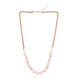 Collier en argent et Perle de culture d'eau douce pourpre (TPC)
