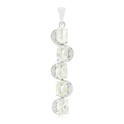 Pendentif en argent et Orthose