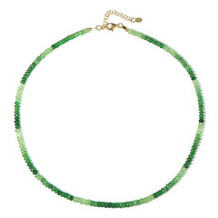 Collier en argent et Grenat Tsavorite du Kenya
